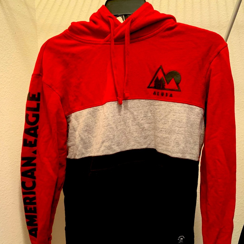 AE Multicolored Fleece Hoodie